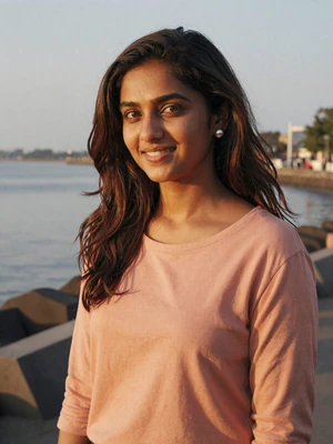 Priya, 27, Indian woman at Mumbai waterfront - Indian women dating profile