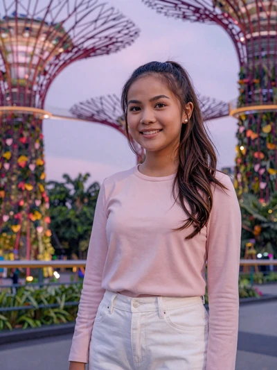 Fatin, 24, Singaporean Malay woman at Gardens by the Bay - Singapore dating profile