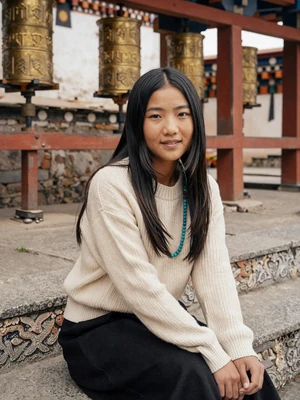 Namgay, 23, Bhutanese art student at Paro monastery - date Bhutanese singles