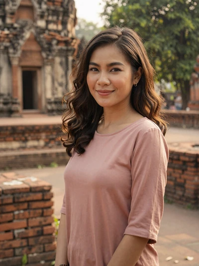 Nong, 29, Thai woman near Chiang Mai temple - meet Thai singles