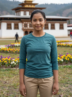Ugyen, 28, Bhutanese nurse in Thimphu park - Bhutanese women dating online