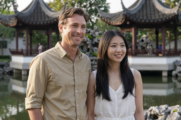 Chris and Mei, LoveZoneTip success couple from USA and China