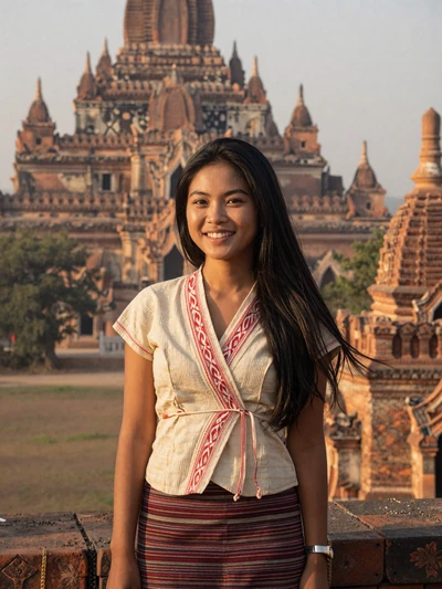 Wai Wai Htun, 28, Burmese woman guide in Bagan - date Burmese women online