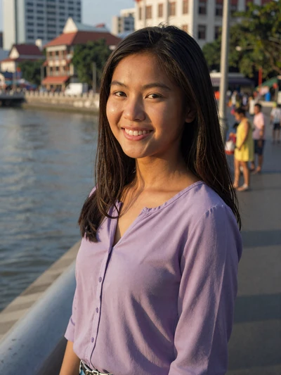 Dara, 24, verified Cambodian woman at Phnom Penh riverside - safe online dating profile