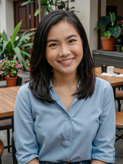 Linh, 26, verified Vietnamese woman in Hanoi cafe - safe online dating profile