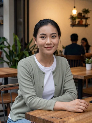 Mai, 31, Vietnamese nurse in cozy Hanoi cafe - date Vietnamese women online