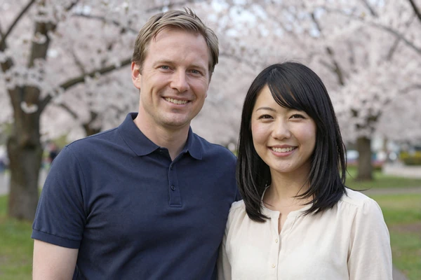 Mark and Yuki, LoveZoneTip success story couple from USA and Japan