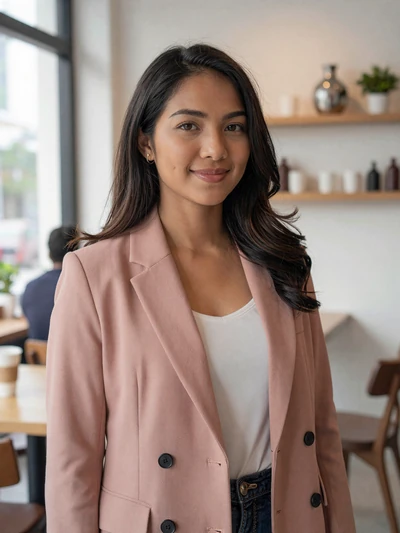 Siti, 31, verified Malaysian woman in Kuala Lumpur cafe - trusted dating site member