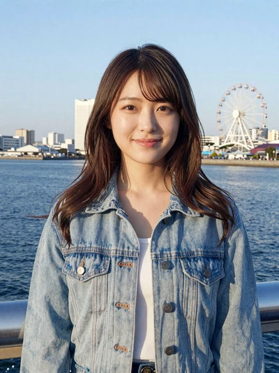 Aoi, 29, Japanese nurse at Yokohama waterfront - date Japanese women online