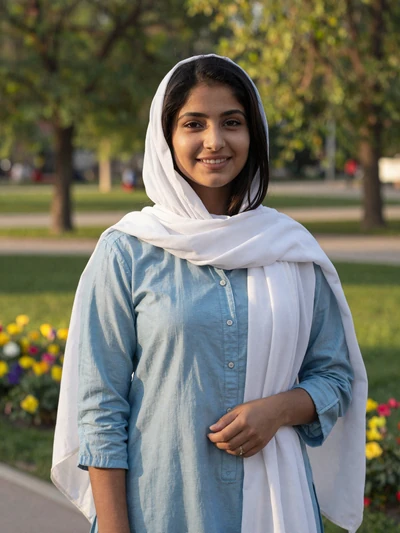 Zainab, 23, Pakistani woman in park in Faisalabad - meet Pakistani women online
