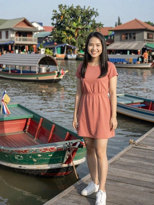 Phuong, 22, Vietnamese woman at Can Tho floating market - date Vietnamese singles