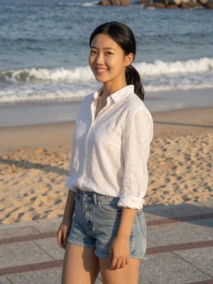 Soyeon, 29, Korean marine biologist at Busan beach - meet Korean singles
